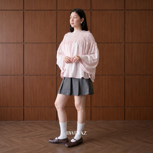 BWBYAZ - Hallie Shirred Top