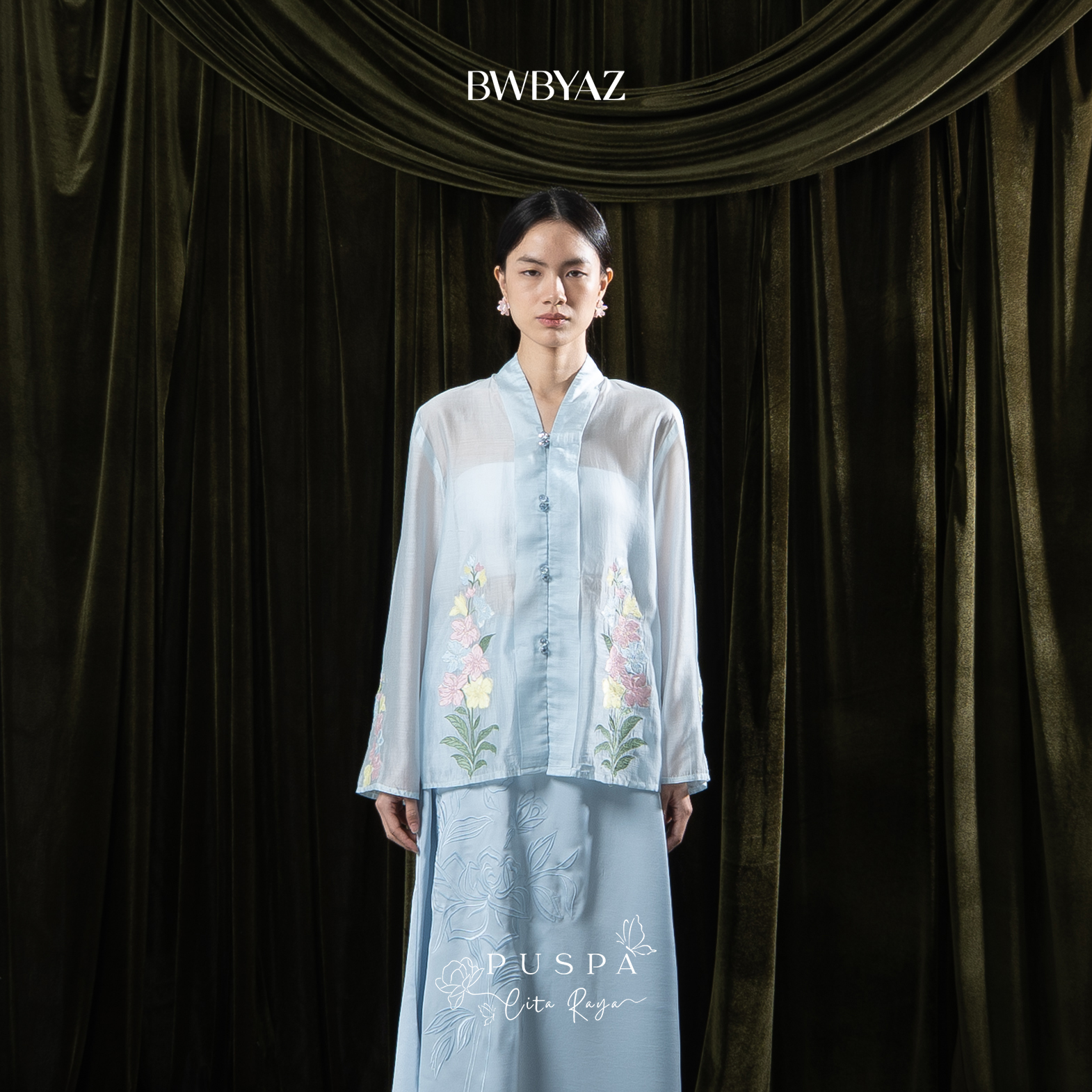 BWBYAZ - PUSPA CITA RAYA - Nona Serona Sheer Embroidery (READY STOCK)