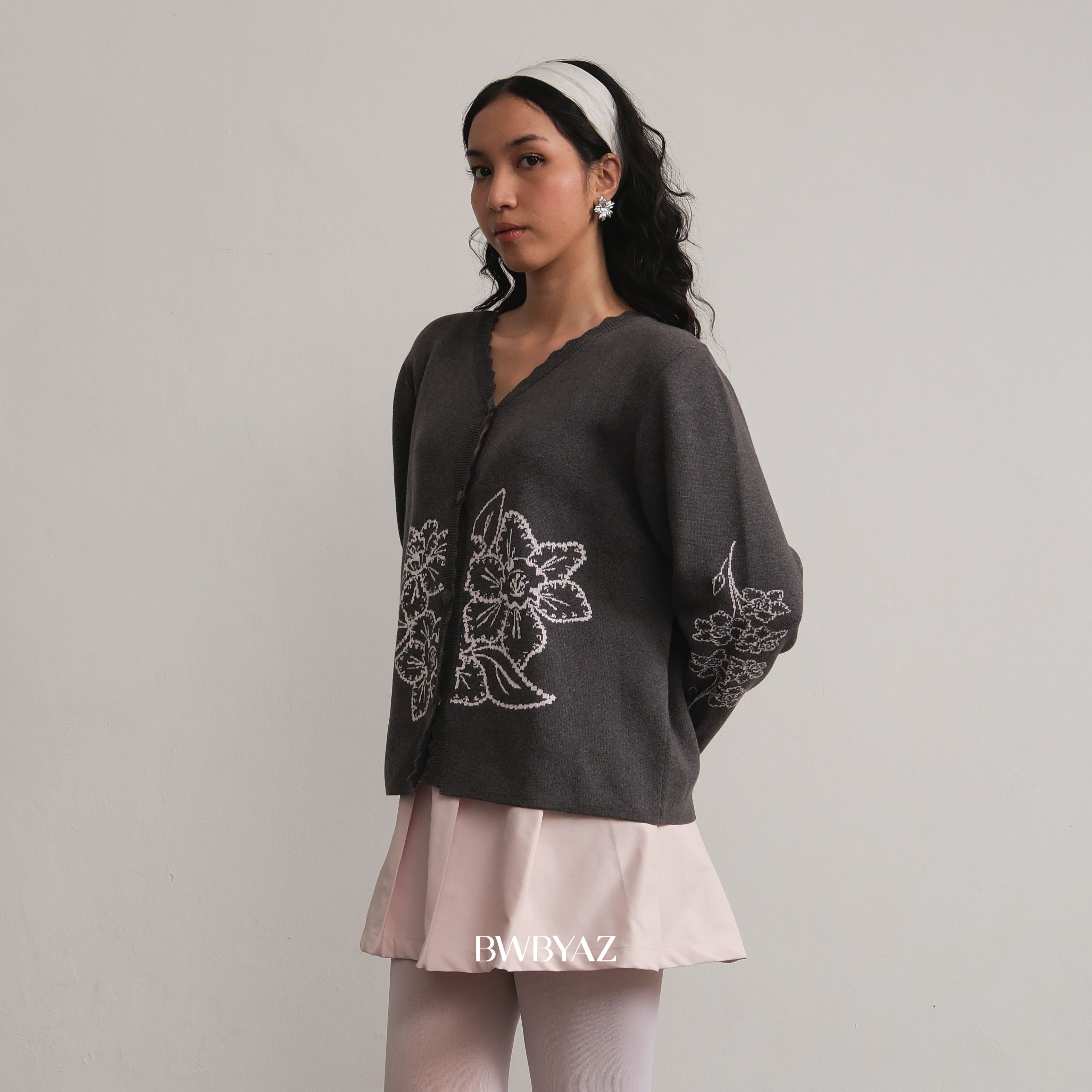BWBYAZ - Bella Scallop Knit (READY STOCK)