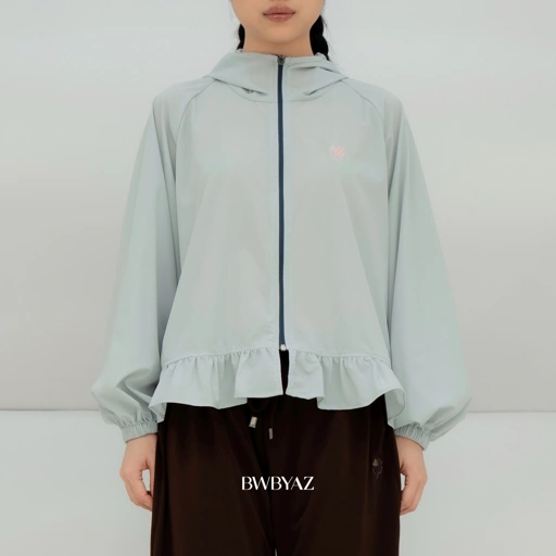 BWBYAZ -  Ivy Ruffle Jacket (READY STOCK)