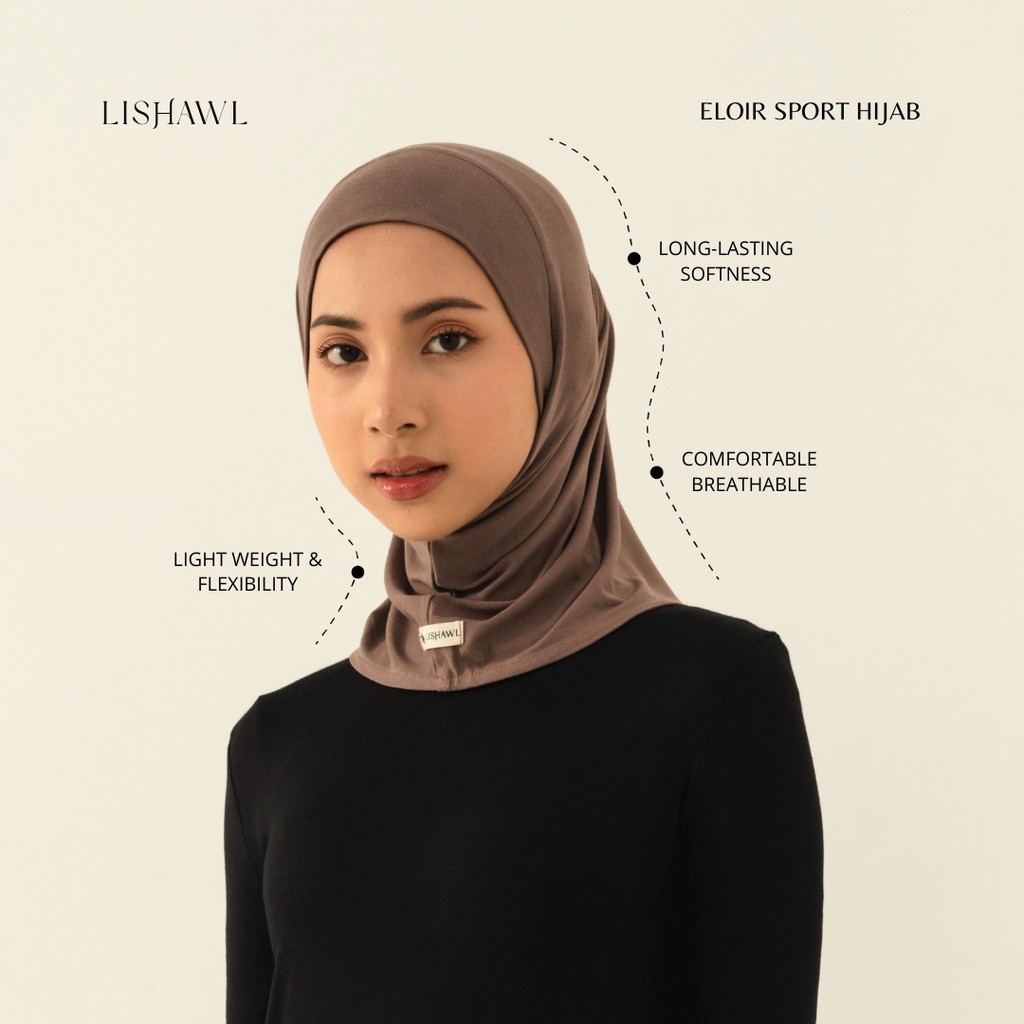 LISHAWL - Eloir Sport Hijab (READY STOCK)
