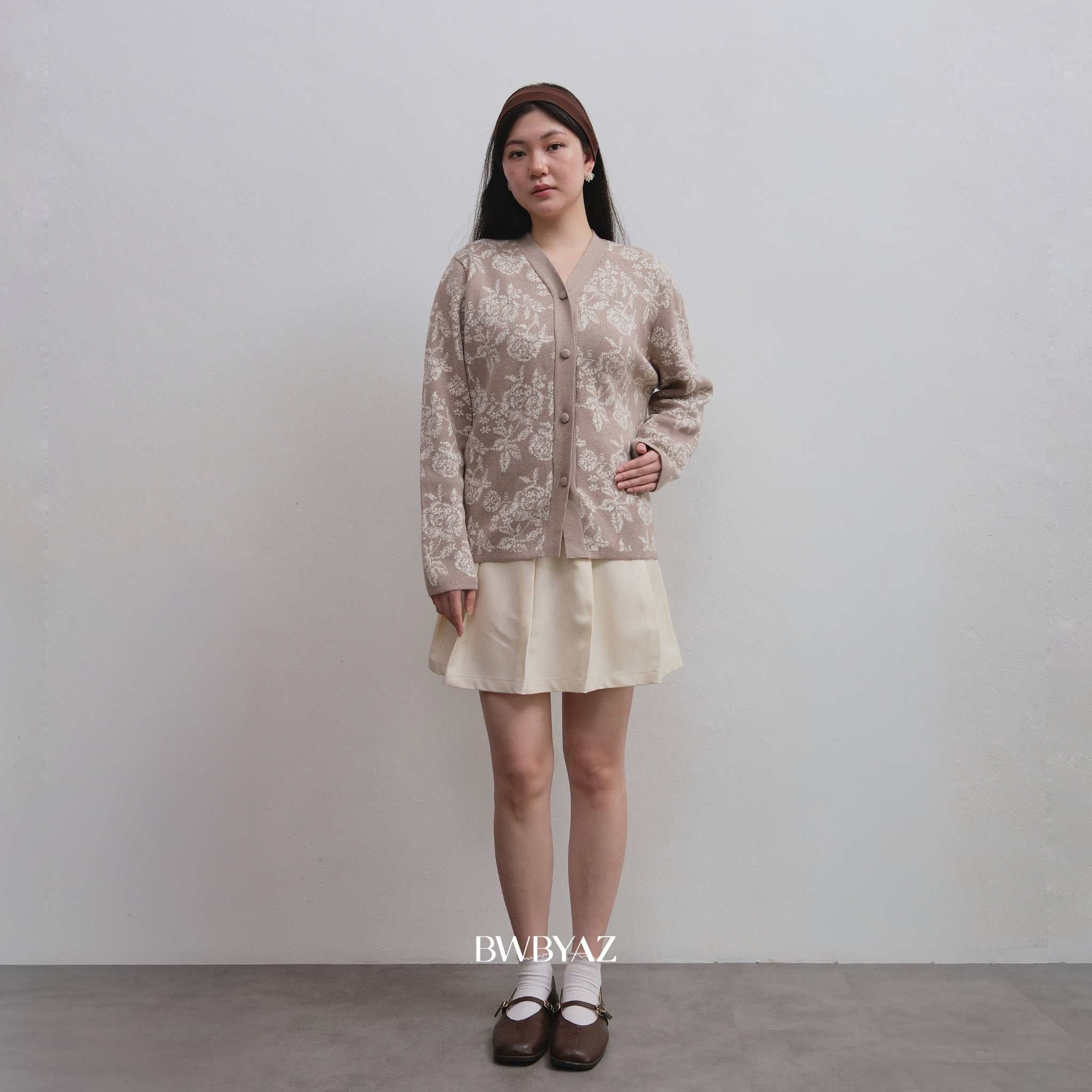 BWBYAZ - Aluna Knit Cardigan (READY STOCK)