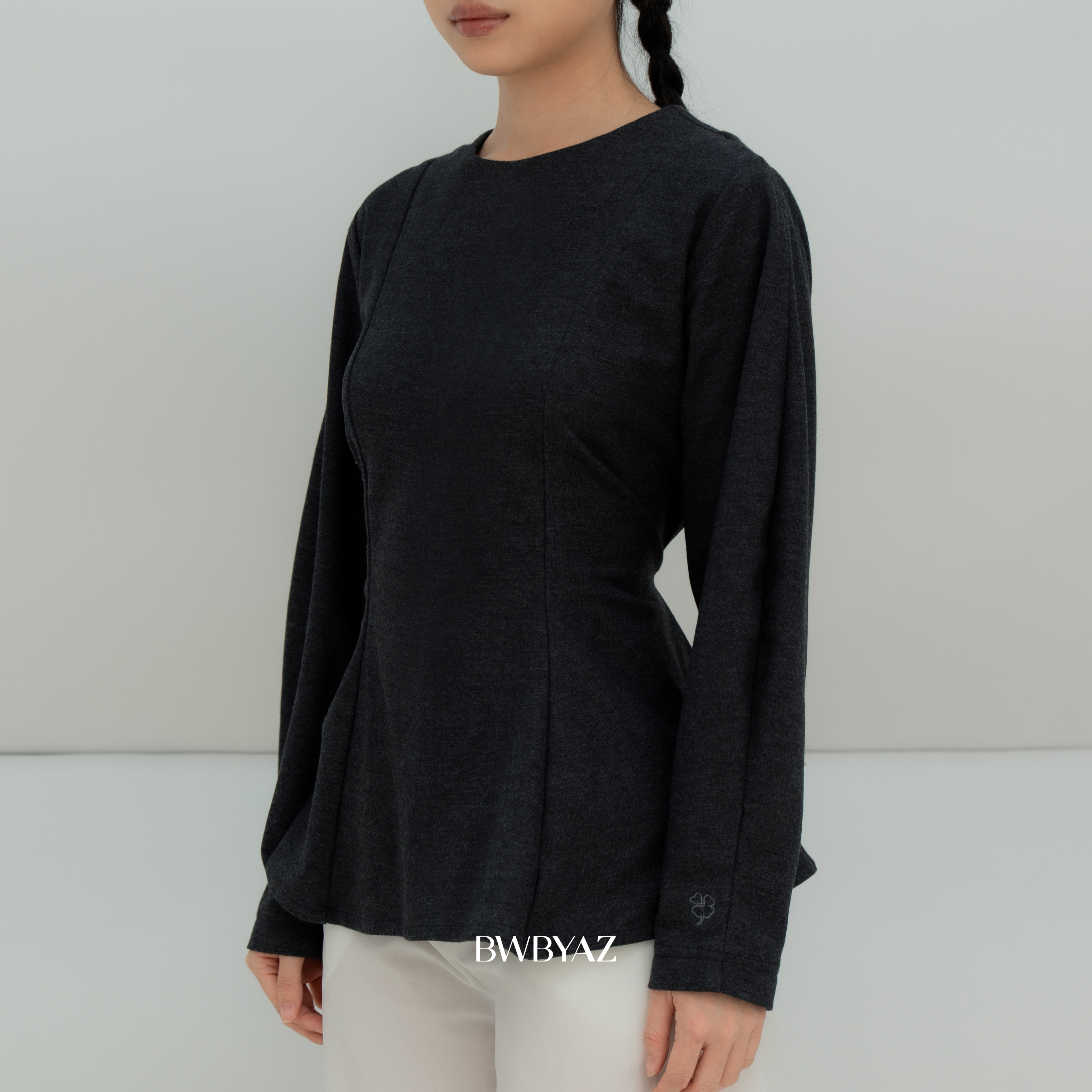 BWBYAZ - Zoe Peplum Longsleeve