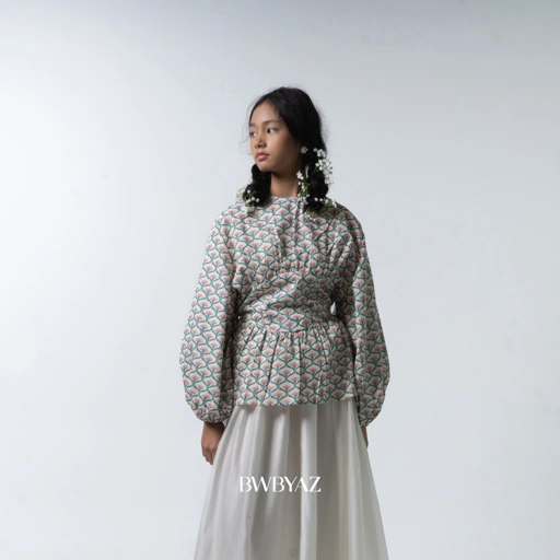 Image of BWBYAZ - PUSPA CITA RAYA - Nona Aureta Stagen Blouse (READY STOCK)