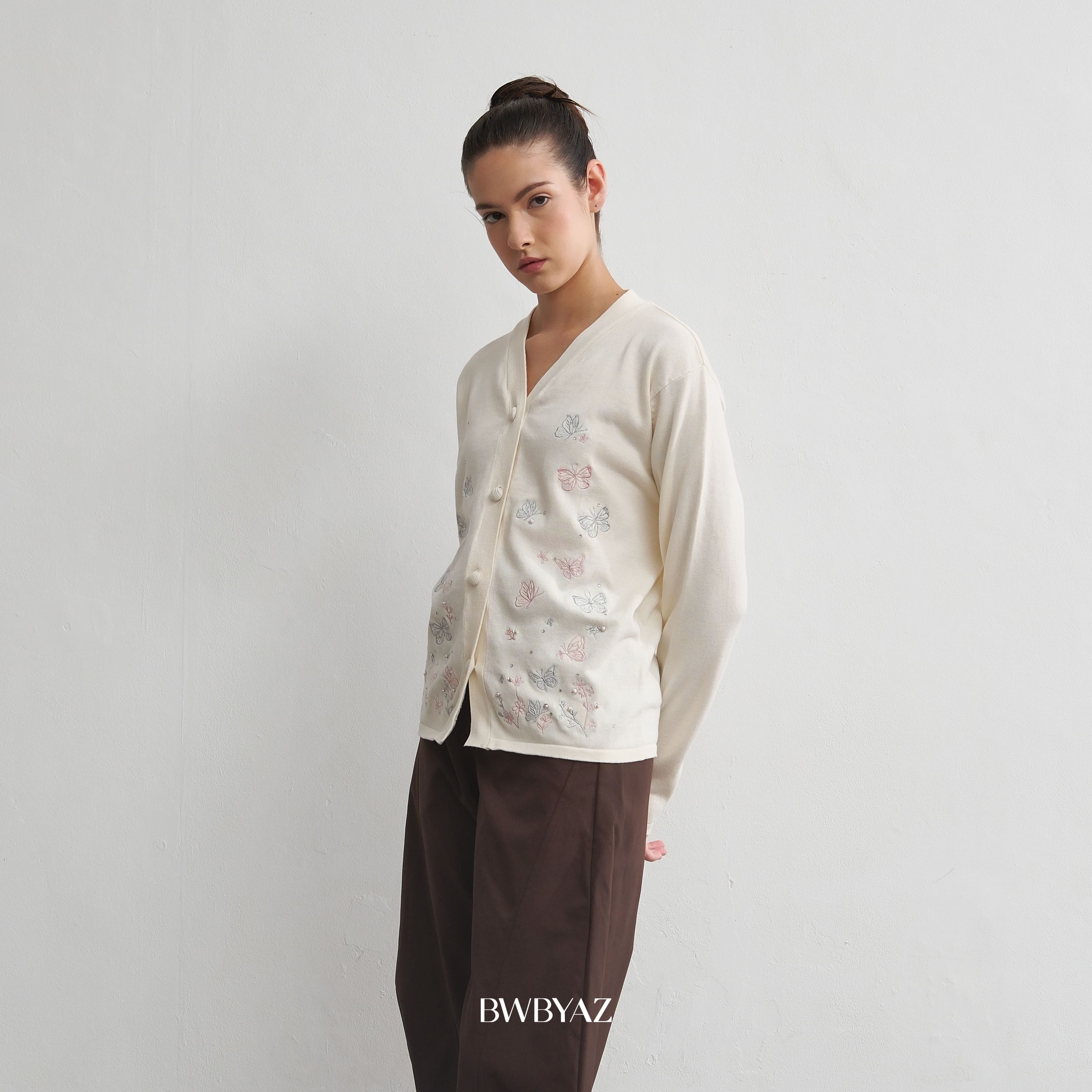 BWBYAZ - Svala Embroidery Cardigan