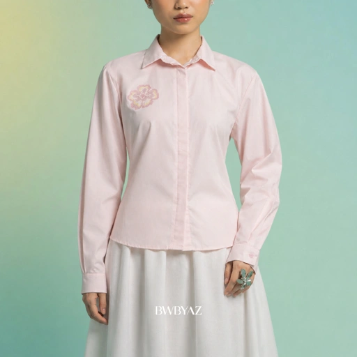 Image of BWBYAZ - Luvira Embroidery Shirt
