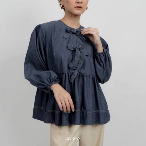 BWBYAZ - Anya Puffy Blouse (READY STOCK)