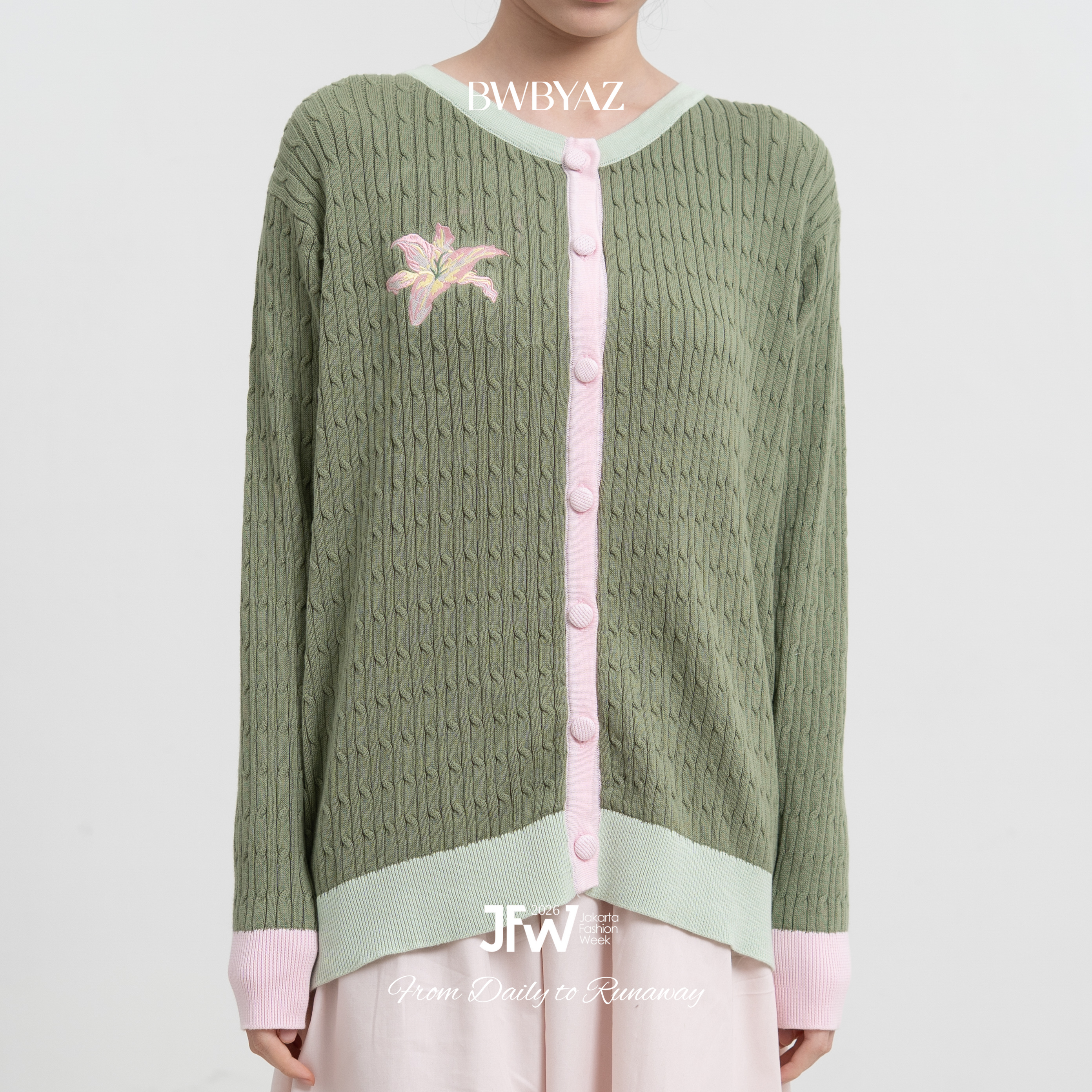 BWBYAZ JFW COLLECTION -  Lyan Cable Knit (READY STOCK)