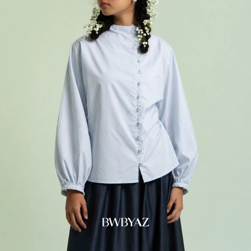 BWBYAZ - Estari Button Top (READY STOCK)