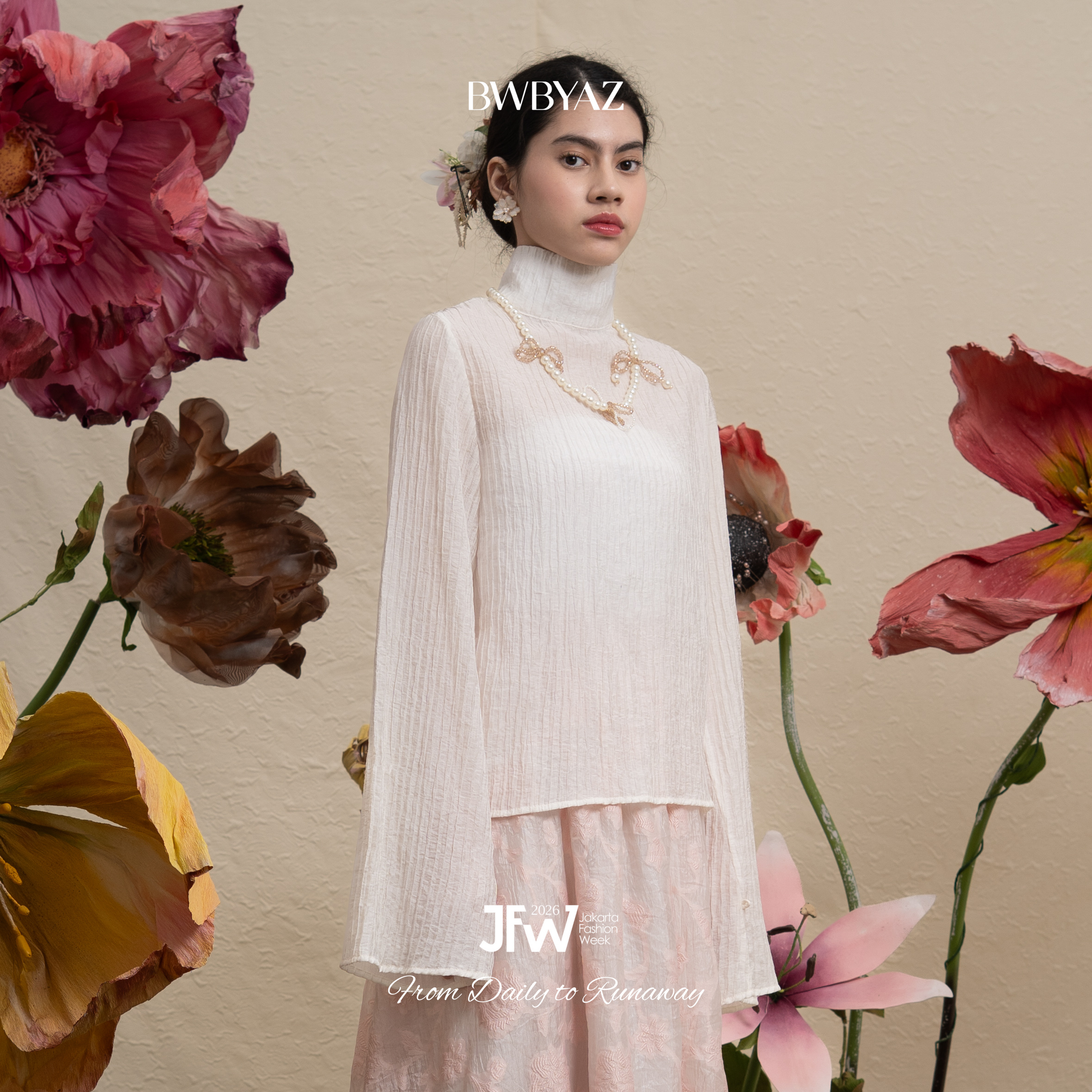 BWBYAZ JFW COLLECTION - Shanara Flare Top (READY STOCK)