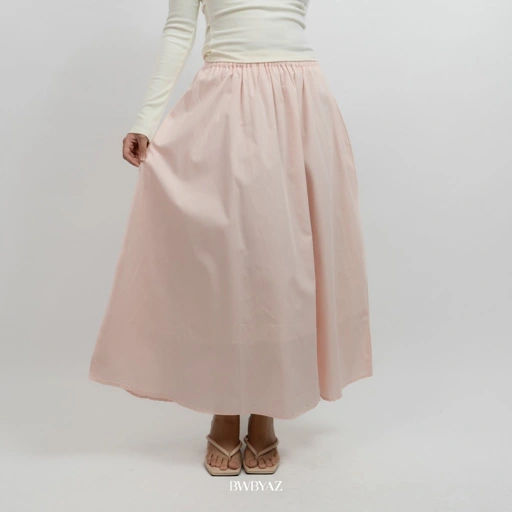 Image of BWBYAZ - Camel Cotton Skirt