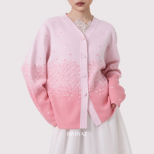 Image of BWBYAZ - Lumine Knit Cardigan