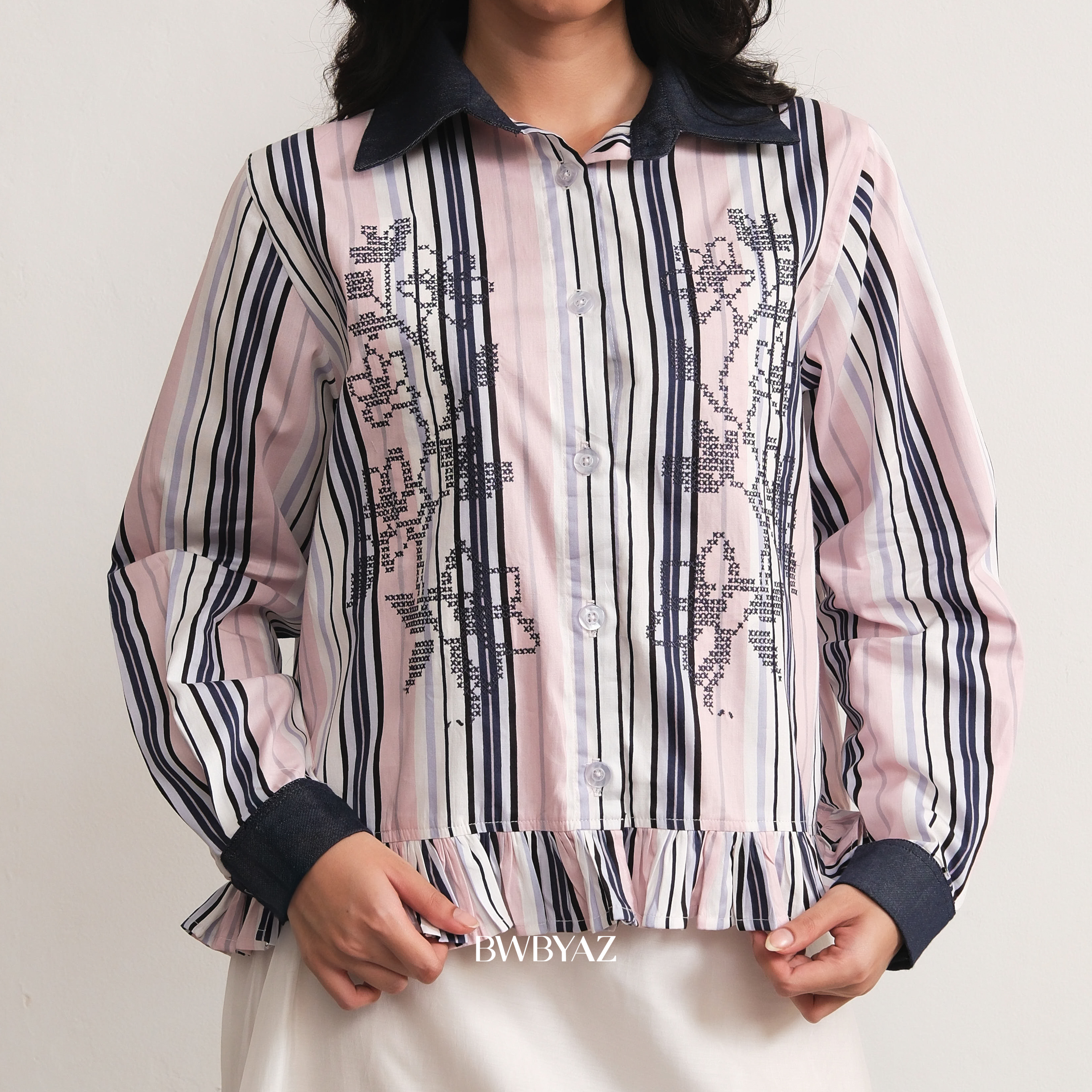 BWBYAZ - Julie Ruffle Shirt