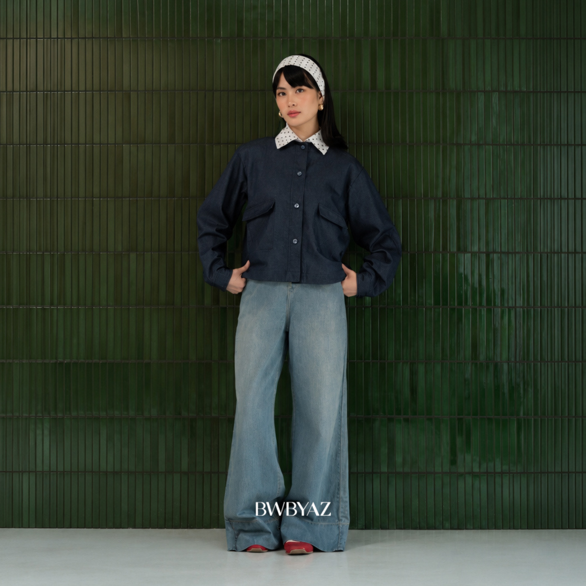 BWBYAZ - Kiana Boxy Jacket (READY STOCK)