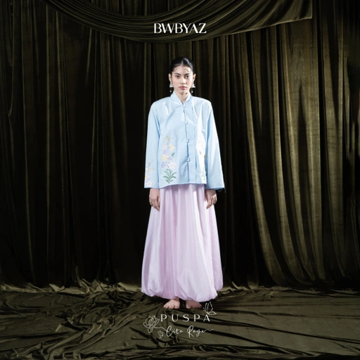 Image of BWBYAZ - PUSPA CITA RAYA - Nona Sekar Embroidery Kebaya