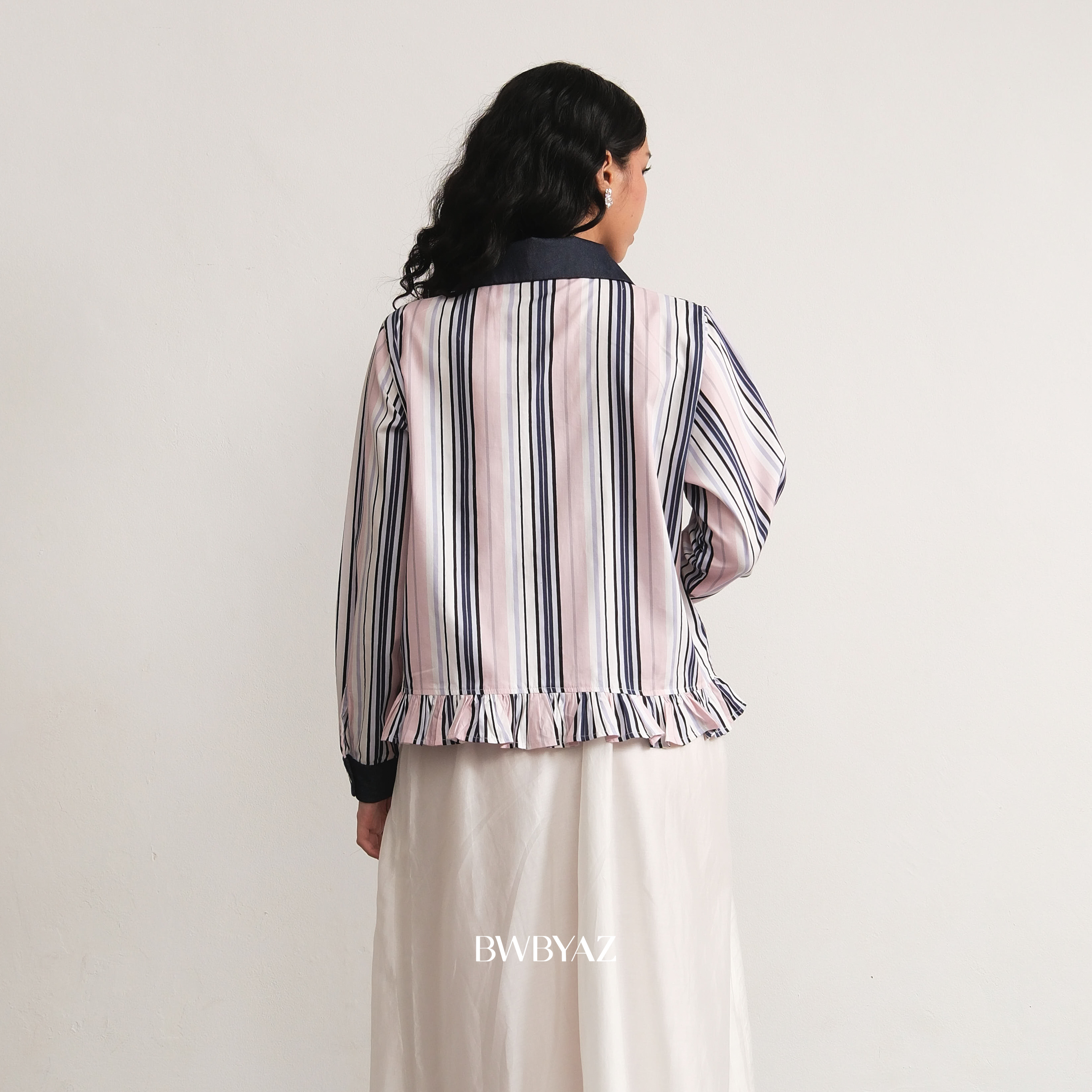 BWBYAZ - Julie Ruffle Shirt Pattern
