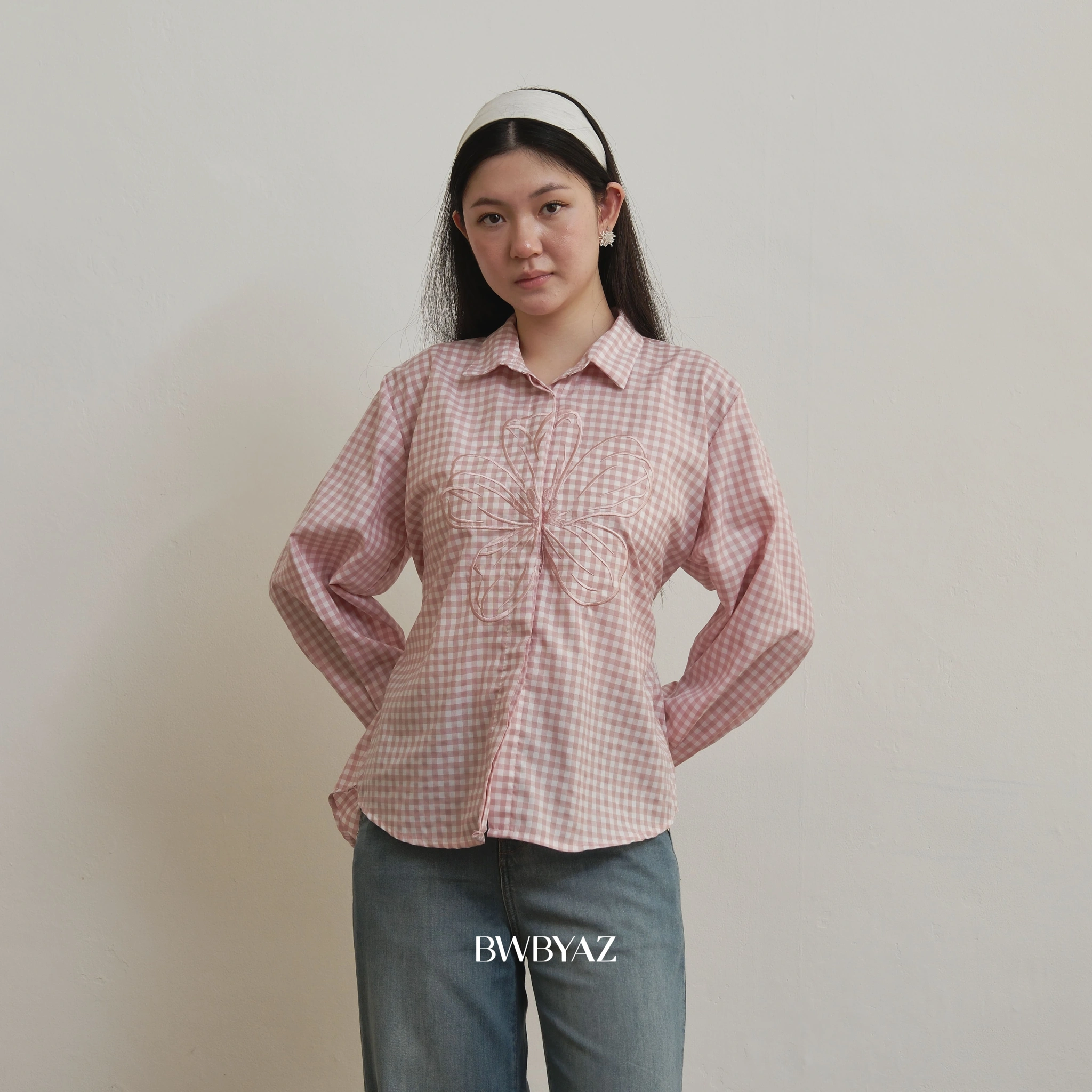 BWBYAZ - Sasmita Blooming Shirt Pattern