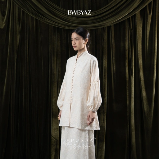 Image of BWBYAZ - PUSPA CITA RAYA - Nona Rahayu Embroidery Tunic (READY STOCK)