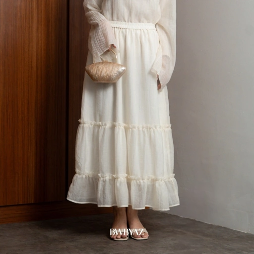 Image of BWBYAZ - Belle Ruffle Skirt (READY STOCK)