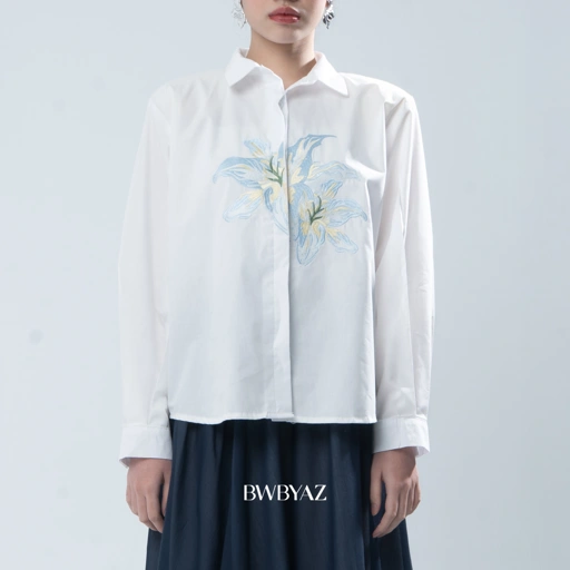 Image of BWBYAZ - Thaliana Blooming Shirt (READY STOCK)