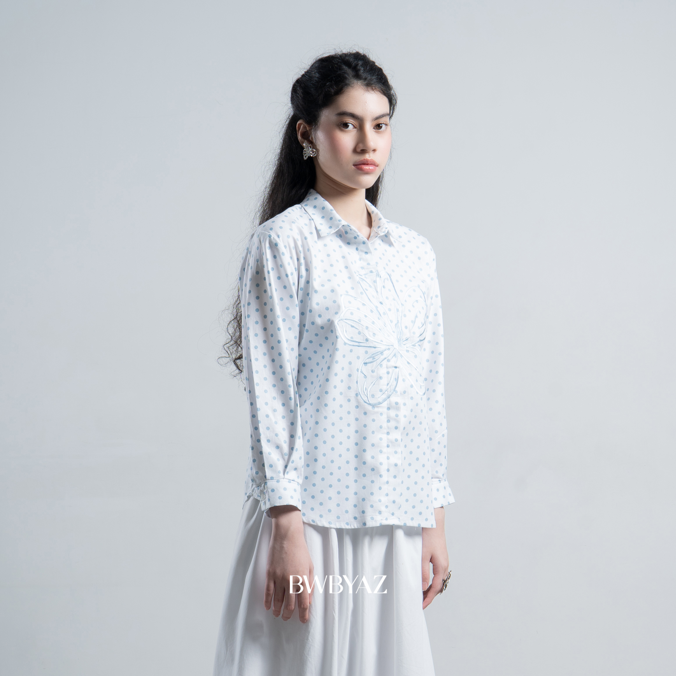 BWBYAZ - Sasmita Blooming Shirt Pattern