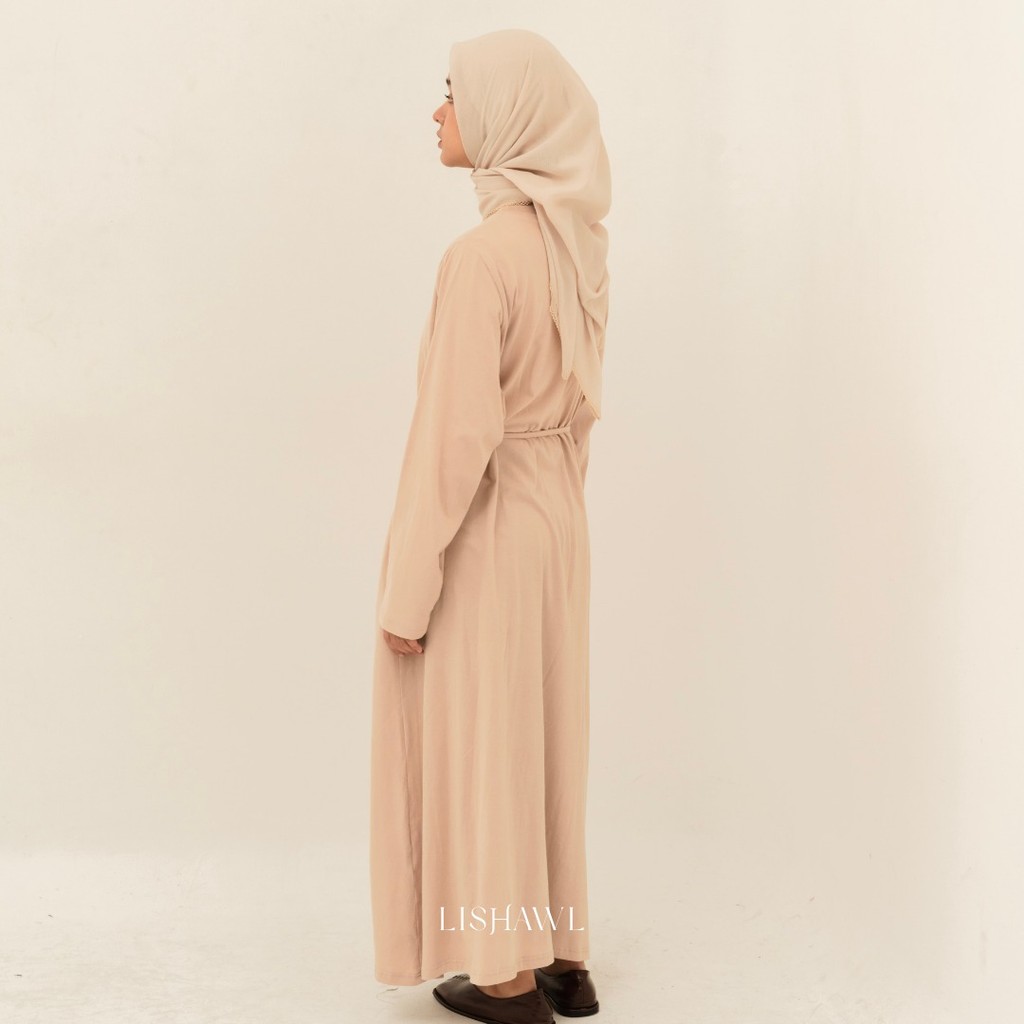 LISHAWL - Camila Midi Cotton Dress (READY STOCK)