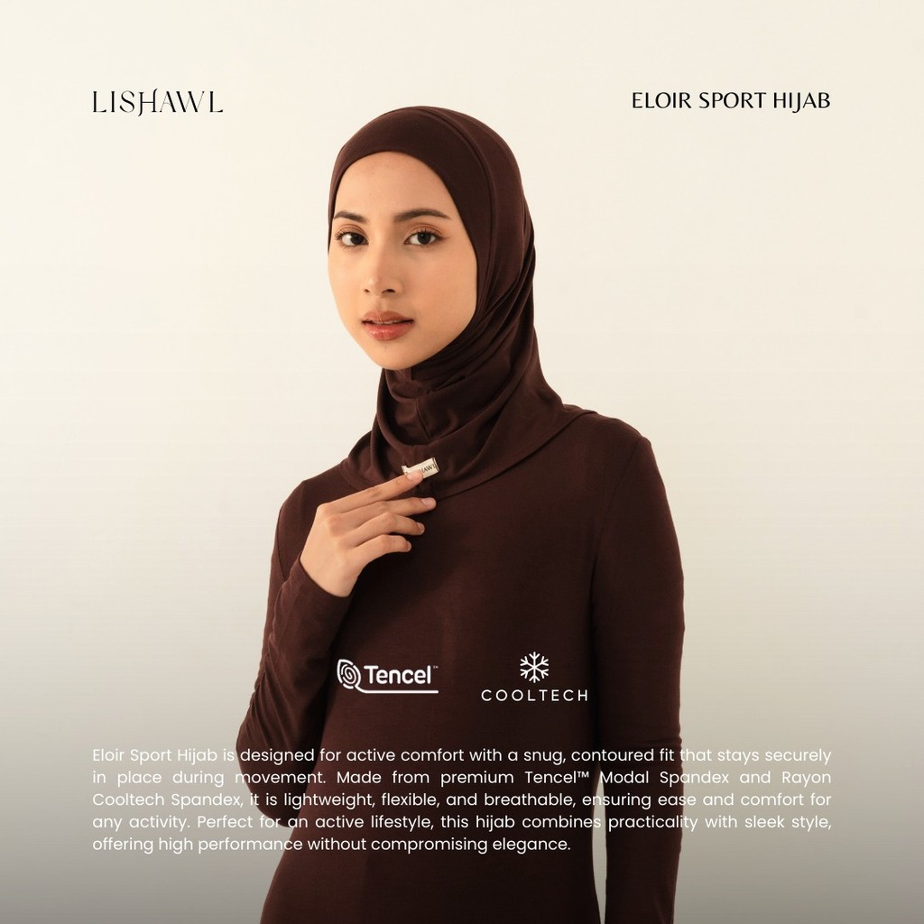 LISHAWL - Eloir Sport Hijab (READY STOCK)