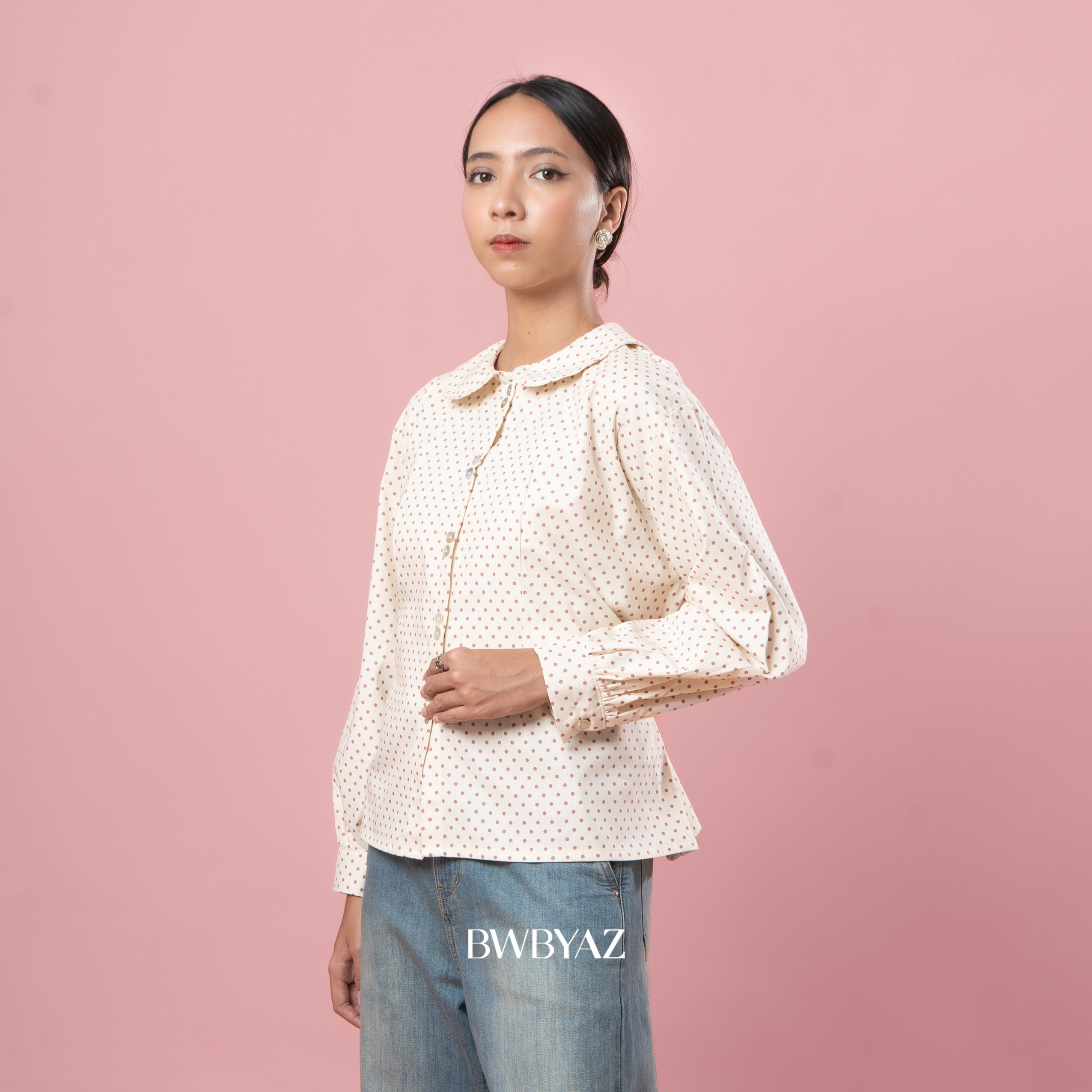 BWBYAZ STAPLE EASE - ALTHEA FITTED SHIRT