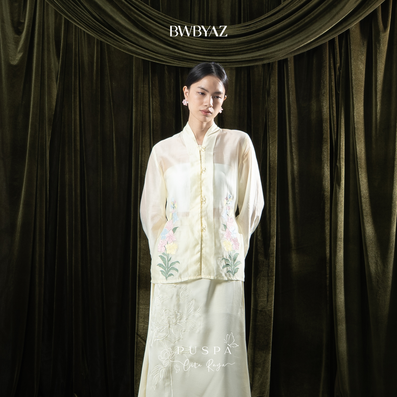 BWBYAZ - PUSPA CITA RAYA - Nona Serona Sheer Embroidery (READY STOCK)