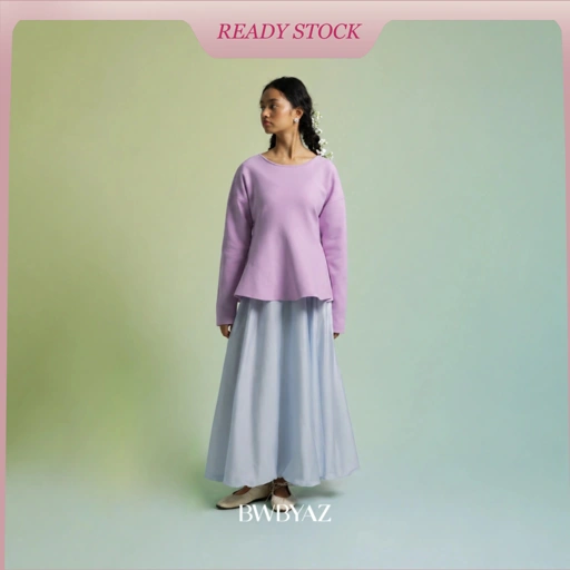Image of BWBYAZ - Riona Peplum Knit (READY STOCK)