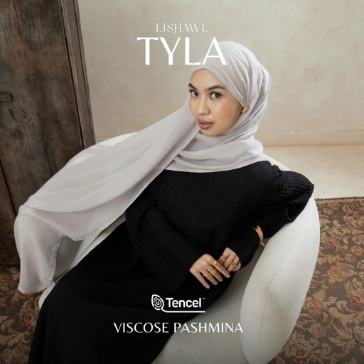 Image of LISHAWL - Tyla Tencel Viscose Pashmina (READY STOCK)