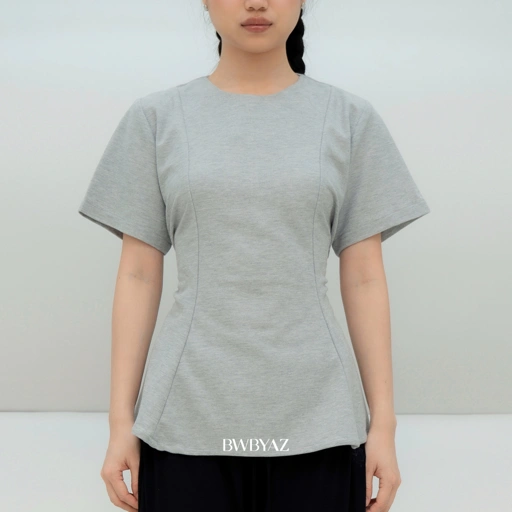 Image of BWBYAZ - Zoe Peplum Shortsleeve