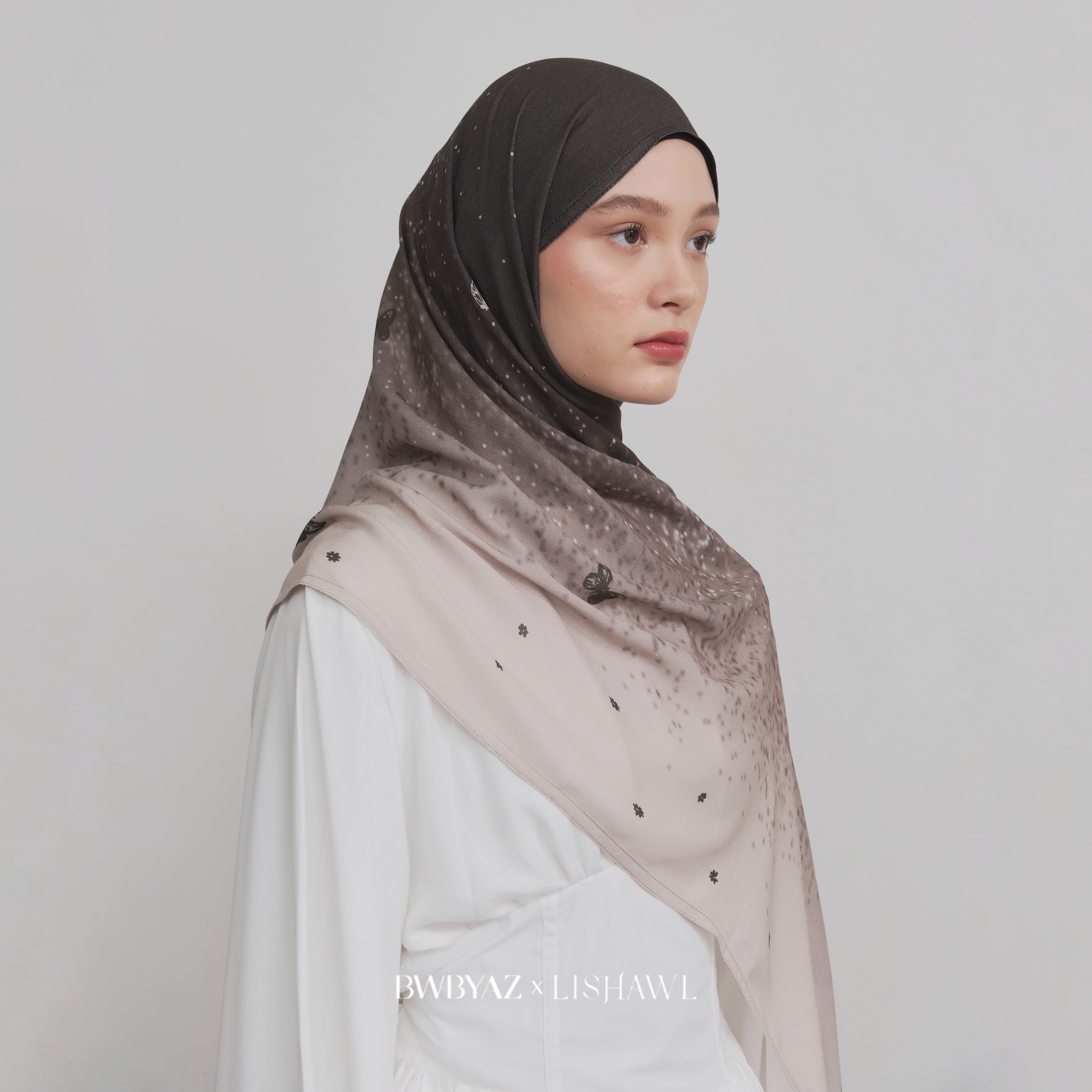 LISHAWL - Whisper Gradient Scarf (READY STOCK)