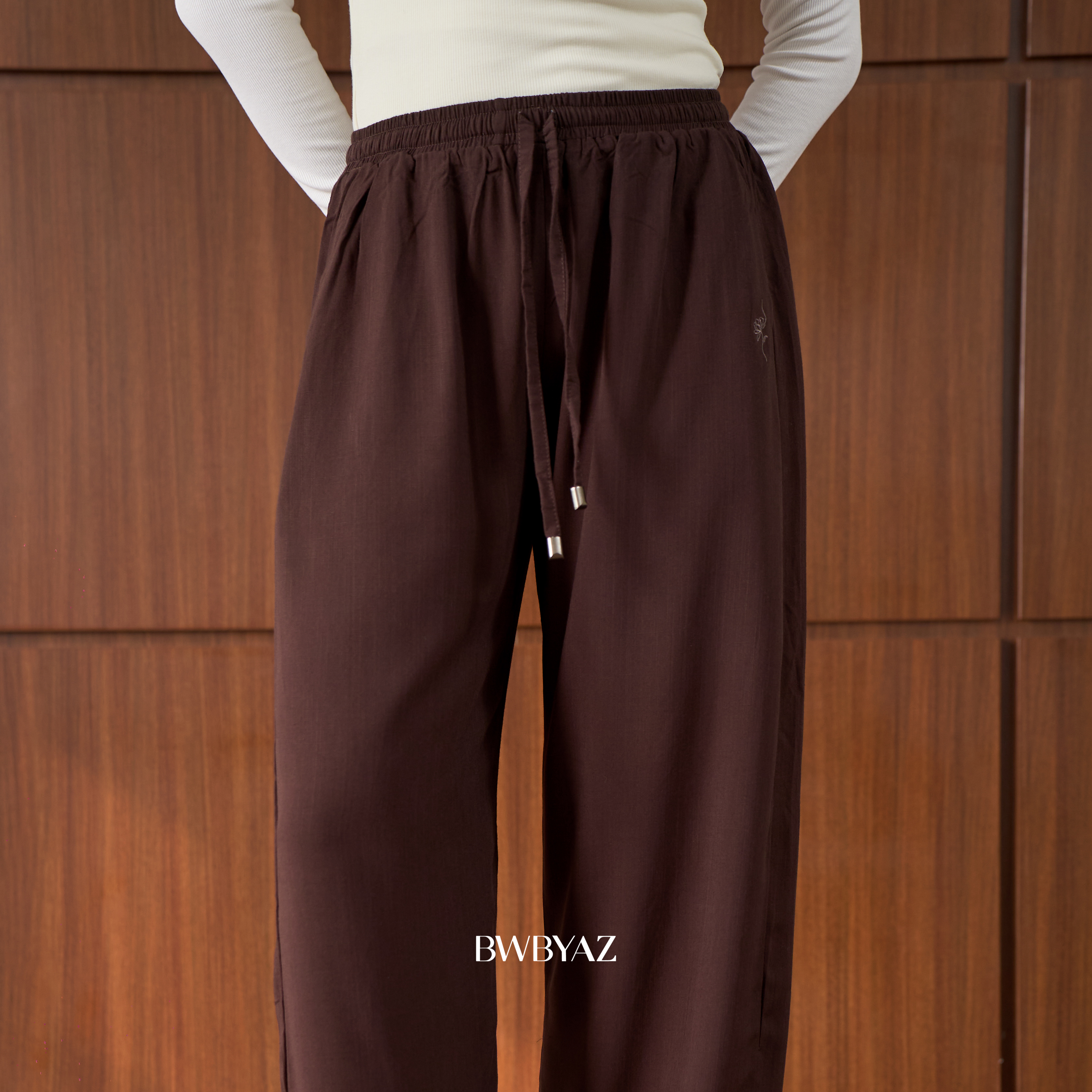 BWBYAZ - Rianka Loose Pants (READY STOCK)