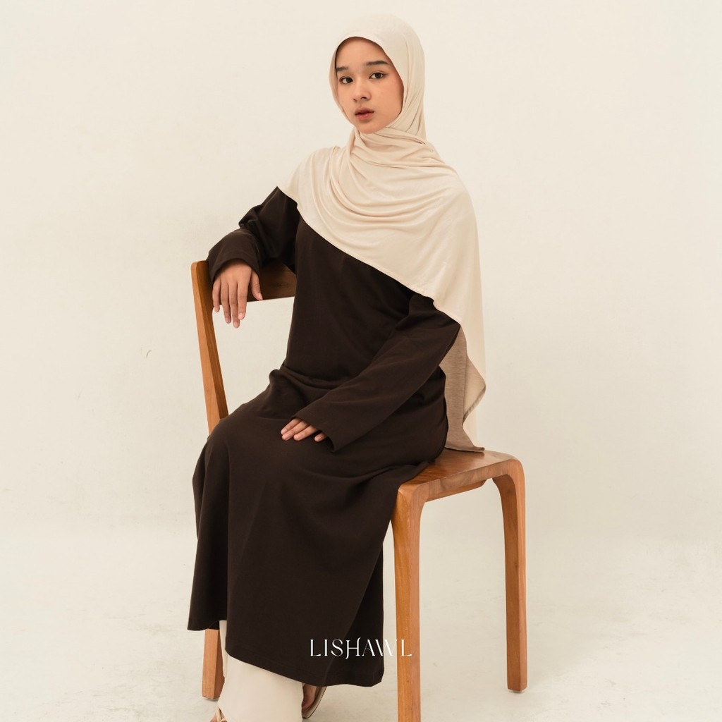 LISHAWL - Camila Midi Cotton Dress (READY STOCK)