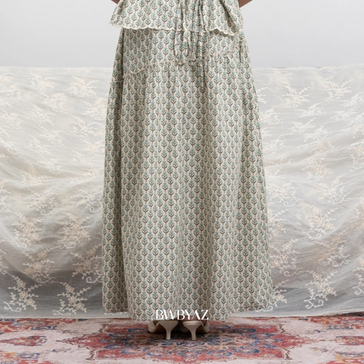 Image of BWBYAZ RONA JELITA JMFW COLLECTION - Safina Asymmetrical Skirt (READY STOCK)