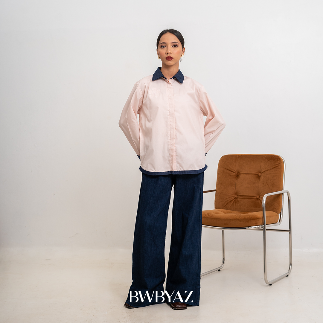 BWBYAZ - Wendy Two Tone Shirt.