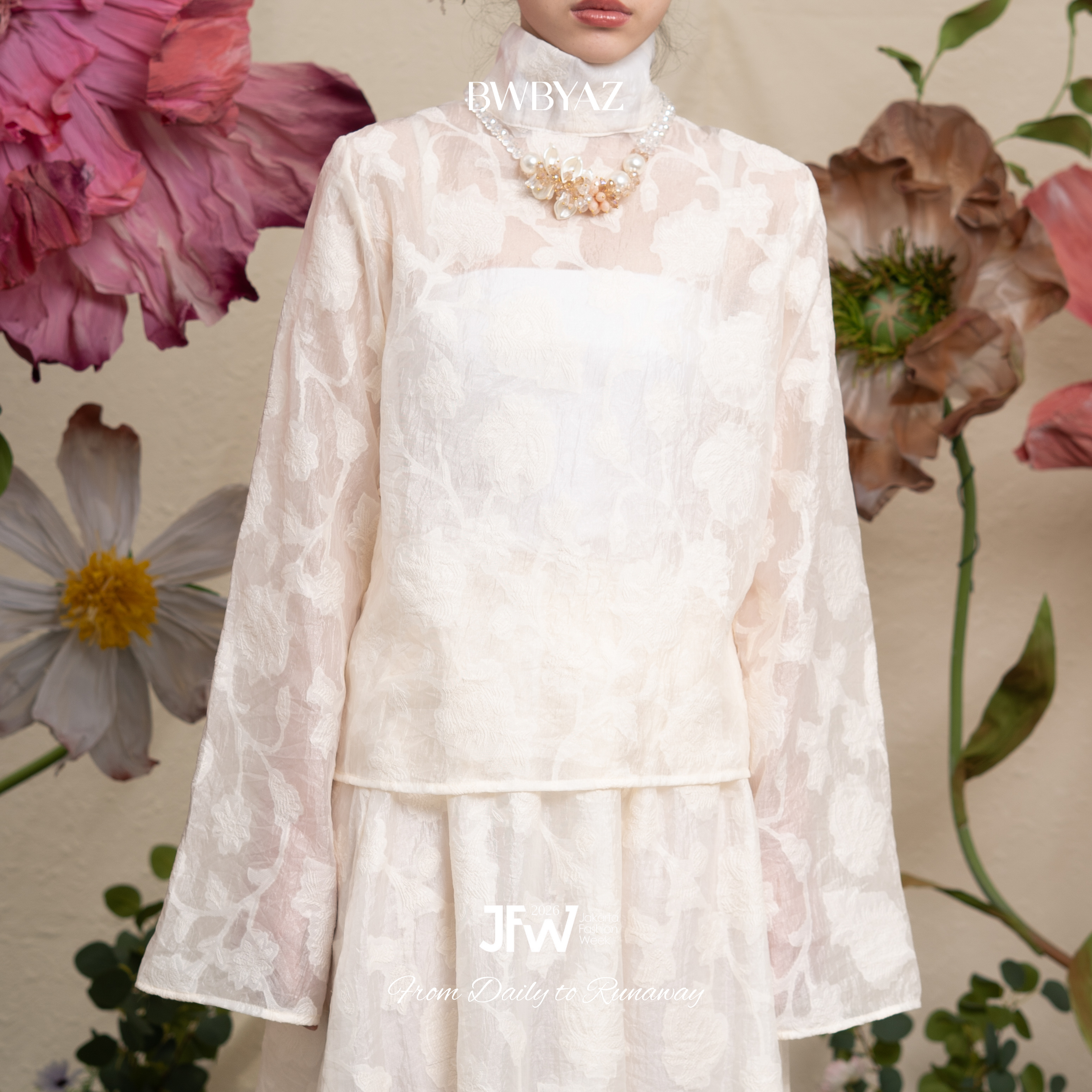 BWBYAZ JFW COLLECTION - Shanara Flare Top (READY STOCK)