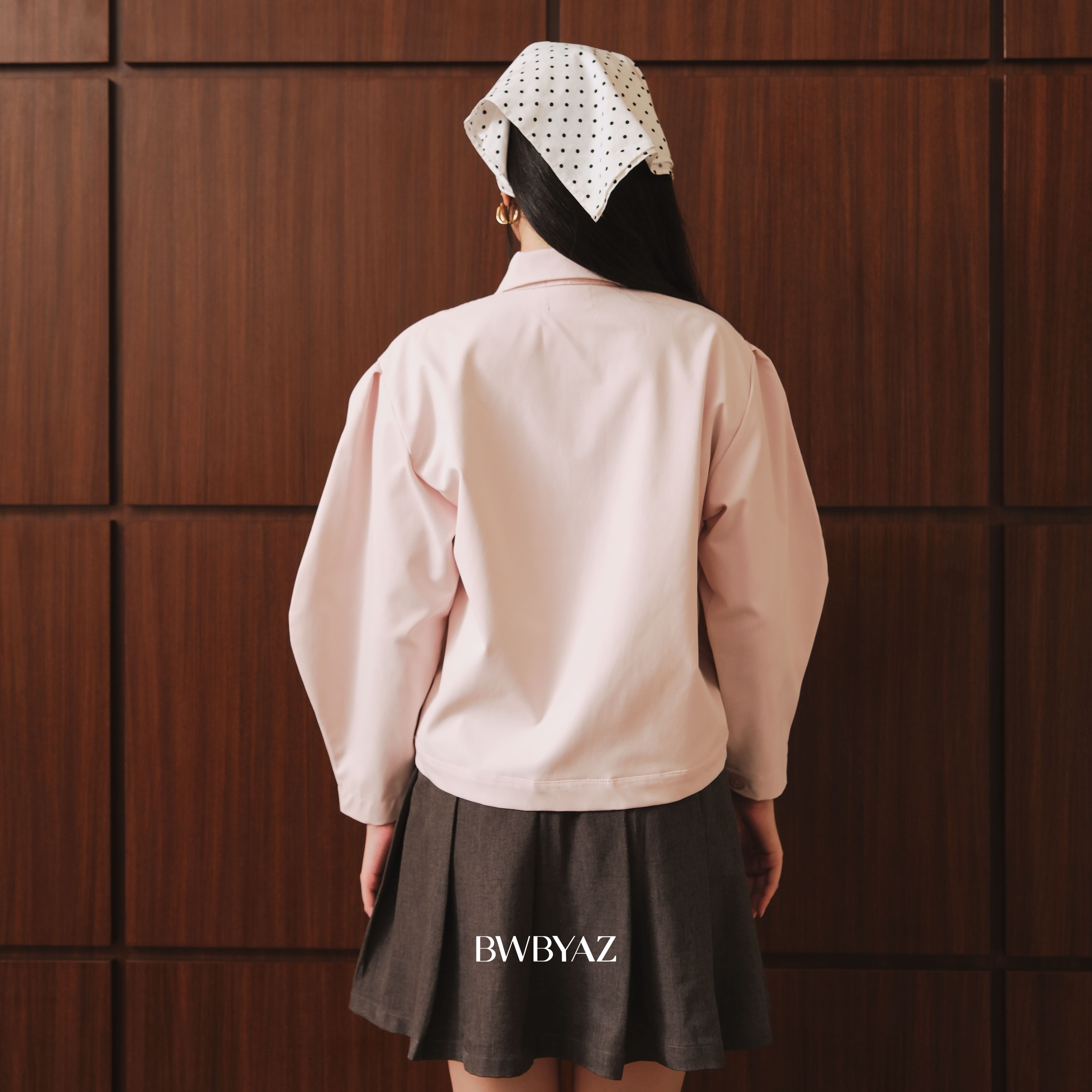 BWBYAZ - Eira Barrel Jacket (READY STOCK)