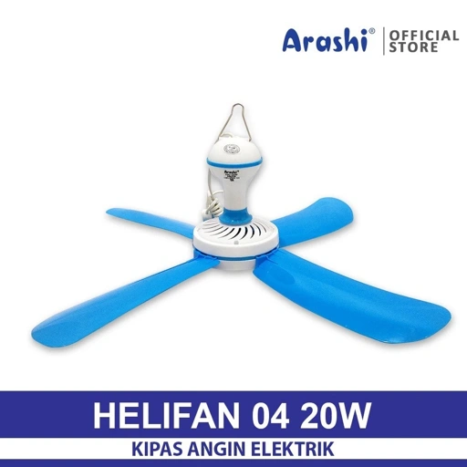 Image of ARASHI - KIPAS ANGIN GANTUNG HELIFAN 04 - 20 WATT