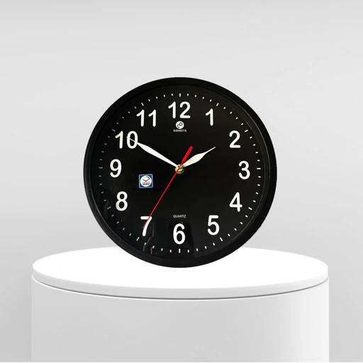 Image of OK HOME - JAM DINDING SILENT MOVEMENT - 27 CM - HITAM