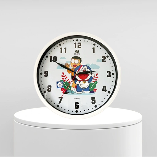 Image of OK HOME - JAM DINDING SILENT MOVEMENT - 27 CM - KARAKTER DORAEMON