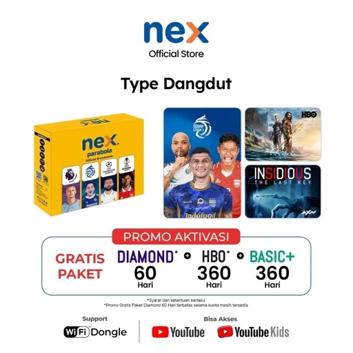 Image of NEX PARABOLA - Receiver Parabola Nex Parabola Kuning Hybrid KuBand