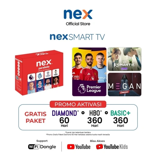Image of NEX PARABOLA - Receiver Parabola Nex Parabola Merah Hybrid KuBand