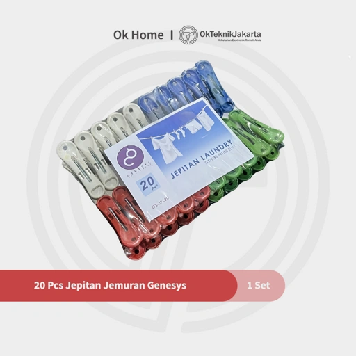 Image of OK HOME - 20 PCS JEPITAN JEMURAN BAJU 