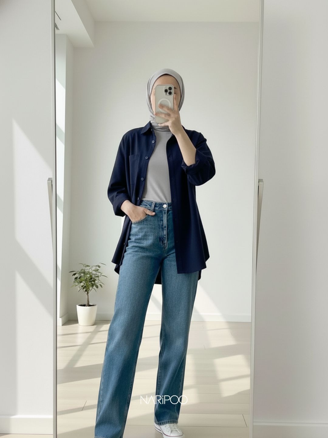 Kemeja Rayon Wanita Basic Style