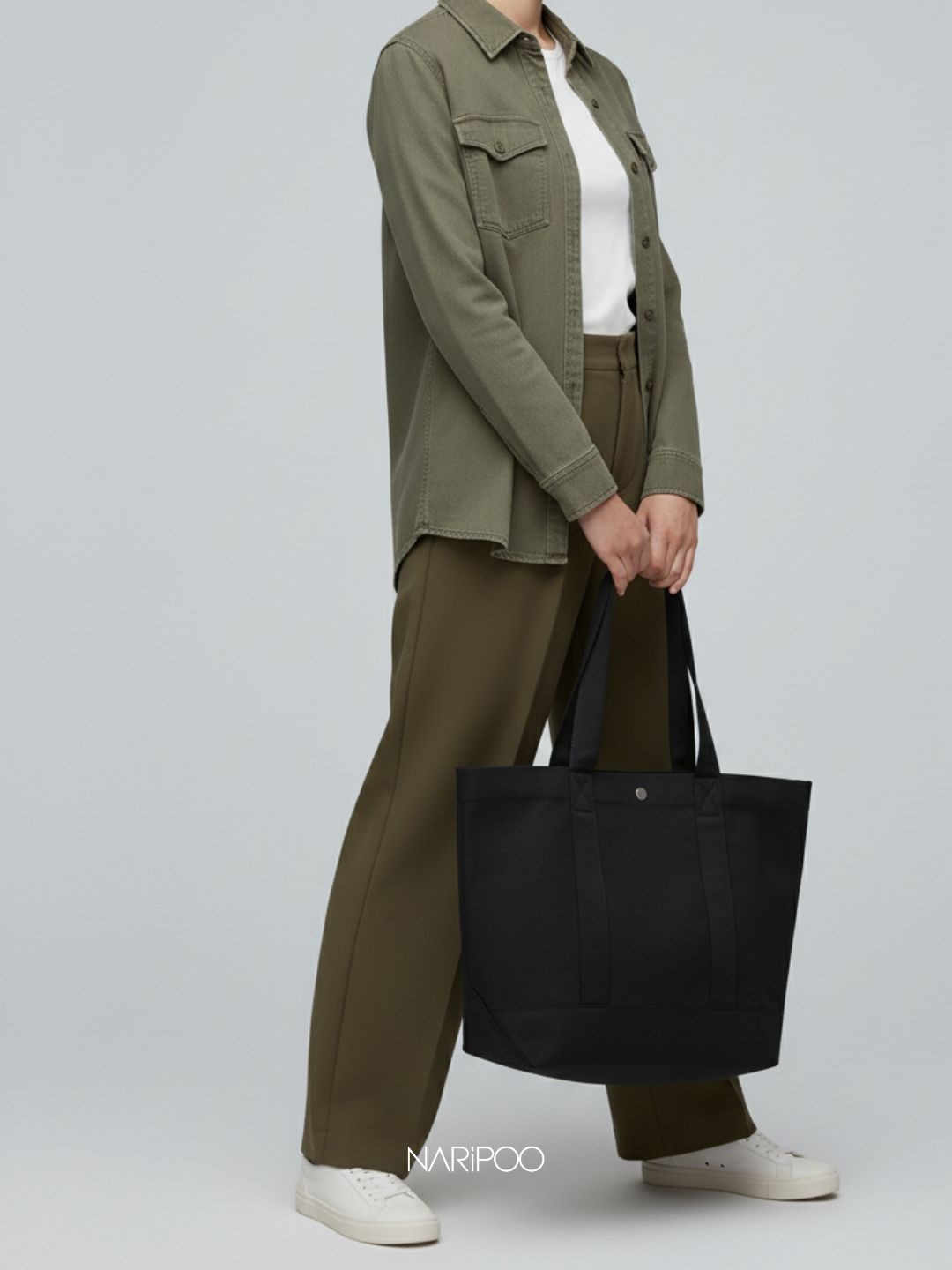 Celana High Waist Wanita Loose Pants Korea Style