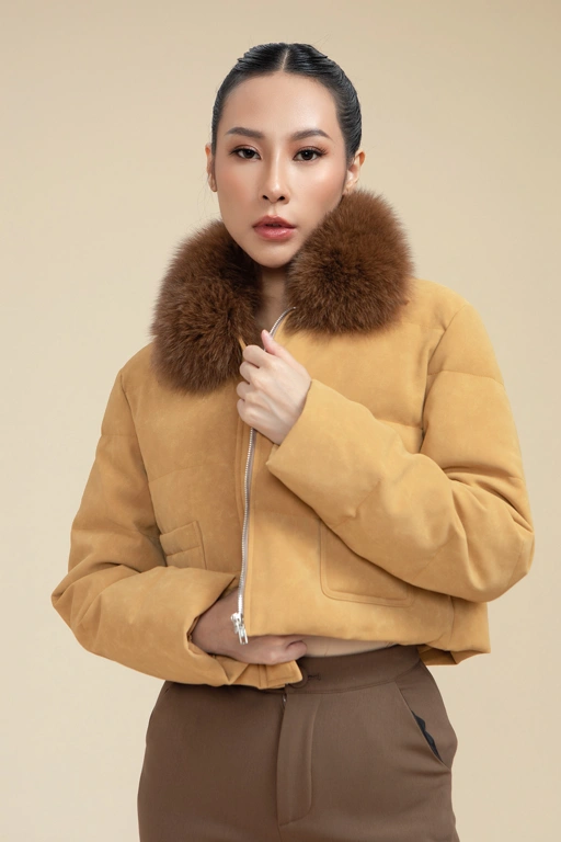 Image of PRE-ORDER SUEDE CROP JACKET Shipping Starts November 2025