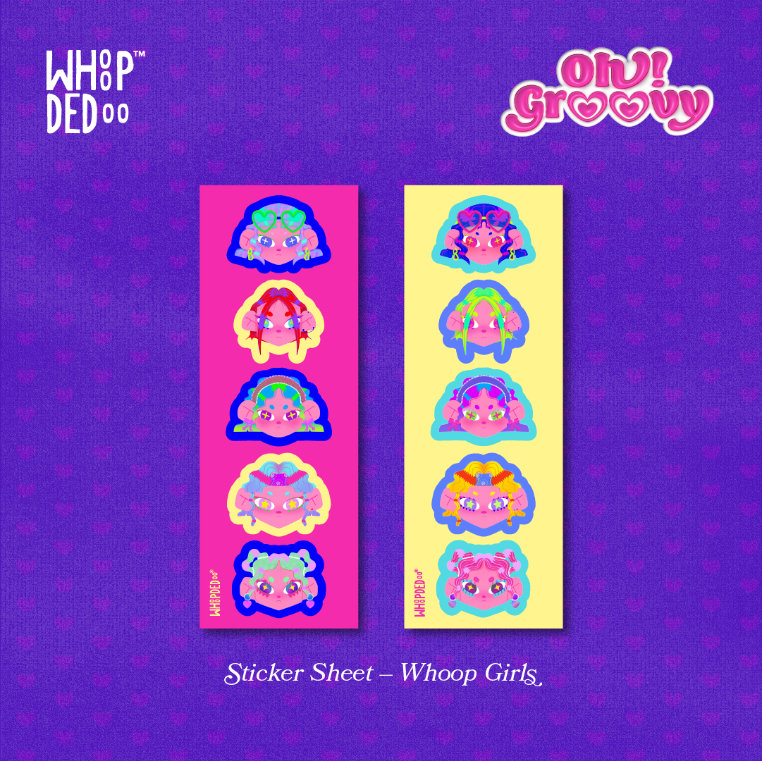 Sticker Sheet – Whoop Girls