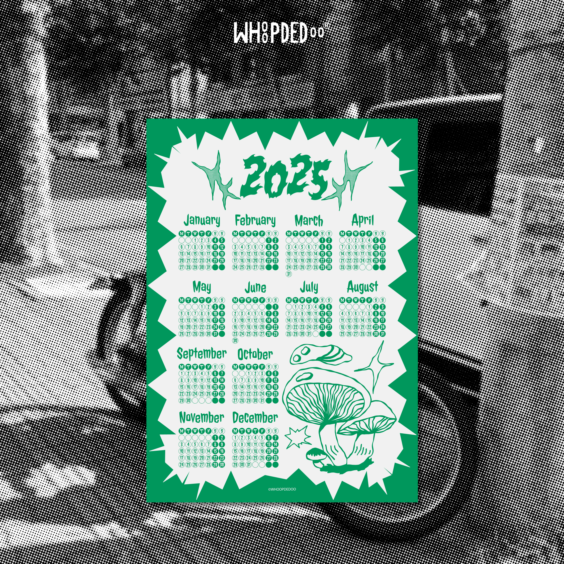 2025 Calendar (A3)